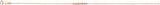 14K Gold Round Natural Diamond Accented Bar Bracelet – 12.7x2.62mm - Rose Gold - view 2