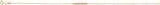 14K Gold Round Natural Diamond Accented Bar Bracelet – 12.7x2.62mm - Yellow Gold - view 2