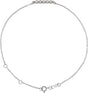 Platinum Round Natural Diamond Accented Bar Bracelet – 12.7x2.62mm