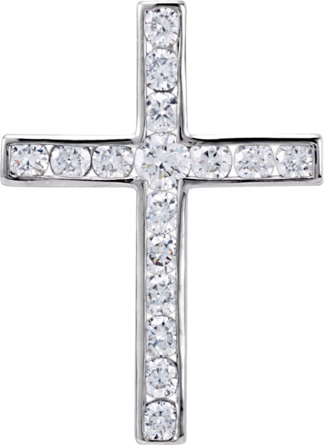 Platinum Cross Pendant