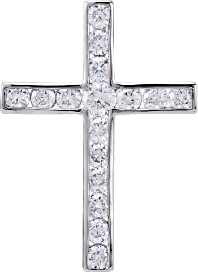 Platinum Cross Pendant