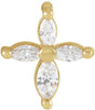 14K Gold Cross Necklace or Pendant - Yellow Gold