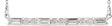 14K Gold Straight Baguette Natural Diamond Accented Bar Necklace – 1/2 CTW - White Gold