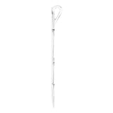 Platinum Round Natural Diamond Accented Feather Pendant - view 3