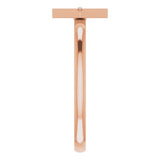 14K Gold Round Natural Diamond Geometric Ring II - Rose Gold - view 4