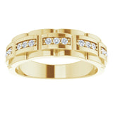 14K Gold Natural Diamond Accented Ring – 1/4 CTW - Yellow Gold - view 8