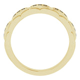 14K Gold Natural Black Diamond Accented Ring – 1/4 CTW - Yellow Gold - view 7