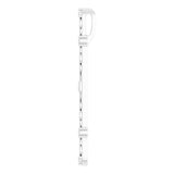 14K Gold Round Natural Diamond Vintage-Inspired Bar Necklace or Pendant - White Gold - view 3