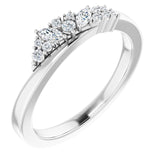 Platinum Natural Diamond Accented Ring II