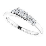 Platinum Natural Diamond Accented Ring II - view 5