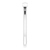 14K Gold Round Natural Diamond Bar Ring II - White Gold - view 4