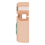 14K Gold Oval Lab-Grown Alexandrite Bezel-Set Necklace or Slide Pendant - Rose Gold - view 3