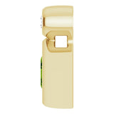 14K Gold Oval Natural Peridot Bezel-Set Necklace or Slide Pendant - Yellow Gold - view 3