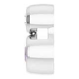 Platinum Oval Natural Amethyst Bezel-Set Necklace or Slide Pendant - view 3