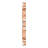 14K Gold Round Lab-Grown Diamond Miraculous Necklace - Rose Gold - view 3