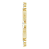14K Gold Round Natural Diamond Miraculous Necklace - Yellow Gold - view 3
