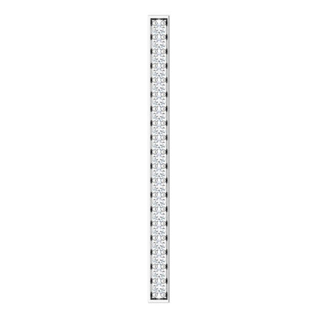 14K Gold Round Natural Diamond Vertical Bar Pendant - White Gold