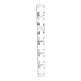 14K Gold Round Natural Diamond Milgrain Cross Pendant – 1/10 CTW - view 3