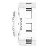 14K Gold Round Natural Diamond Vintage-Inspired Slide Pendant - White Gold - view 3