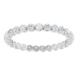 Platinum Round Lab-Grown Diamond Eternity Band - view 3