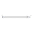 Platinum Straight Baguette Natural Diamond Baguette Bar Necklace