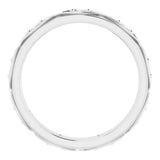 14K Gold Round Natural Diamond Eternity Band – 1/5 CTW - White Gold - view 2
