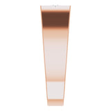 14K Gold Round Natural Diamond Cross Ring – 2.5mm Stones - Rose Gold - view 4
