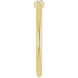 14K Gold Marquise Natural Diamond Solitaire Ring - Yellow Gold - view 4