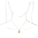 14K Gold Vintage-Inspired Necklace or Pendant - Yellow Gold - view 3