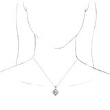 Platinum Vintage-Inspired Necklace or Pendant - view 3