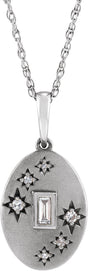 Platinum Celestial Necklace or Pendant
