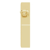 14K Gold Round Natural Diamond Honeycomb Necklace – 0.06 CTW - Yellow Gold - view 3