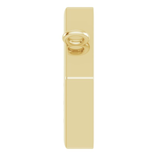 14K Gold Round Natural Diamond Honeycomb Necklace – 0.06 CTW - Yellow Gold - view 3