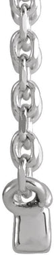 Platinum Round Natural Diamond French-Set Bar Necklace – 1.3-1.5mm Stones - view 2
