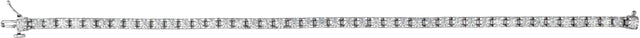 14K Gold Round Lab-Grown Diamond Line Bracelet – 1.4-4.25mm Stones - White Gold - view 3