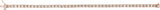 14K Gold Round Lab-Grown Diamond Line Bracelet – 1.4-4.25mm Stones - Rose Gold - view 3