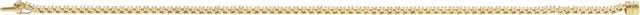 14K Gold Round Lab-Grown Diamond Line Bracelet – 1.4-4.25mm Stones - Yellow Gold - view 4
