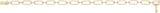 14K Gold Round Natural Diamond Accented Link Bracelet – 0.8mm Stones - Yellow Gold - view 2