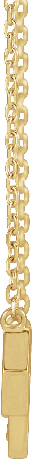14K Gold Round Natural Diamond Honeycomb Necklace - Yellow Gold - view 2