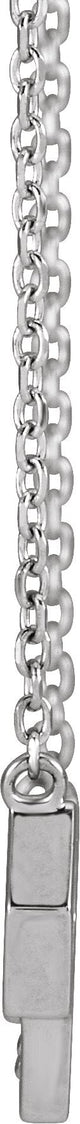Platinum Round Natural Diamond Honeycomb Necklace - view 2