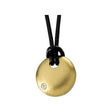 14K Gold Round Natural Diamond Accented Circle Pendant