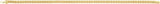 14K Gold Round Natural Diamond Accented Line Bracelet – 2.4-3.2mm Stones - Yellow Gold - view 3