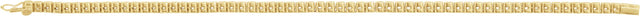 14K Gold Round Natural Diamond Accented Line Bracelet – 2.4-3.2mm Stones - Yellow Gold - view 3