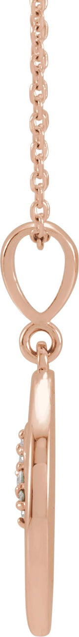 14K Gold Lion Necklace or Pendant - Rose Gold - view 2