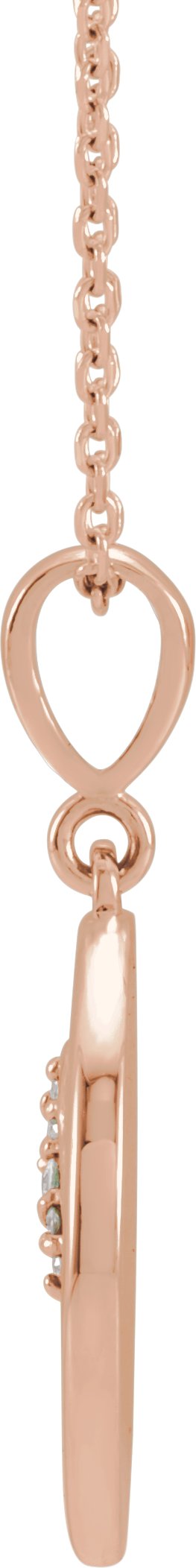 14K Gold Lion Necklace or Pendant - Rose Gold - view 2