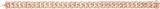 14K Gold Round Natural Diamond Accented Curb Bracelet - Rose Gold - view 2