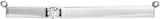 14K Gold Round Lab-Grown Diamond Engravable Accented Bar Necklace - White Gold