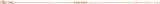 14K Gold Round Natural Diamond Beaded Bar Bracelet - Rose Gold - view 2