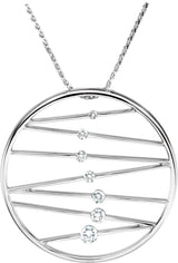 14K Gold Journey Necklace - White Gold