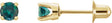 14K Gold Lab-Grown Alexandrite Round 4-Prong Stud Earrings
